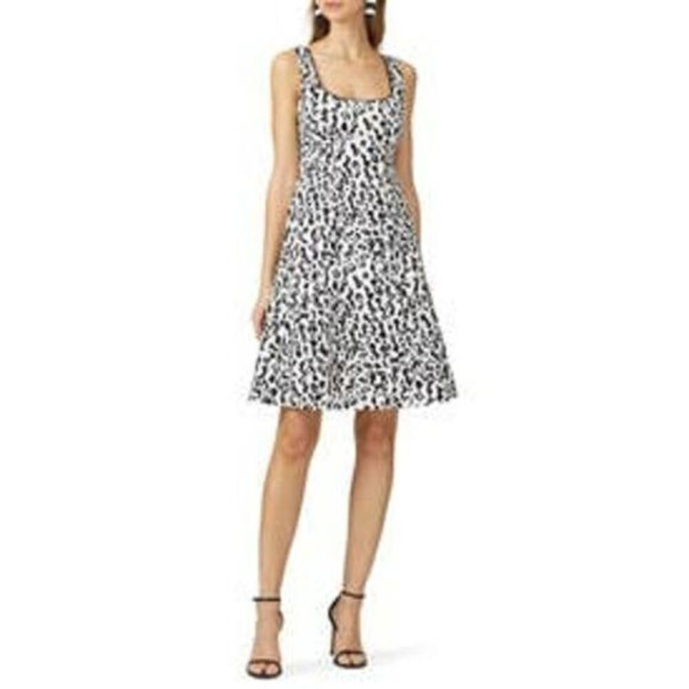 NANETTE LEPORE White Leopard Mini Dress 4